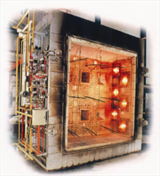 Large Scale Vertical Fire ResistanceTest Furnace FTT