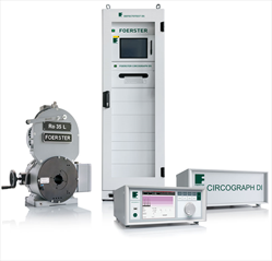 Precision testing of wire, tubes, and rods Foerster