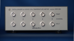 Data logger for voice coil temperature meter ODR-363 Onsoku