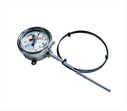 Fridge Gauge - Gas Expansion Thermometer in Steel 96FG Budenberg