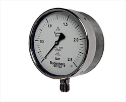 Bourdon Tube Oxygen Pressure Gauge 950GP Budenberg