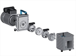 Bơm hút chân không Rotary vane pumps and chemistry-HYBRID pumps Vacuubrand