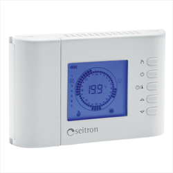 WEEKLY DIGITAL PROGRAMMABLE THERMOSTAT - BLUETIME TCW02B SEITRON