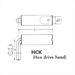 Đầu cân lực kiểu lục giác HCK Kanon