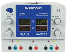 Bộ nguồn một chiều DC BK Precision 1673 (2x(0-30V/6A), 5V/3A)