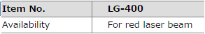 thong so  LG-400