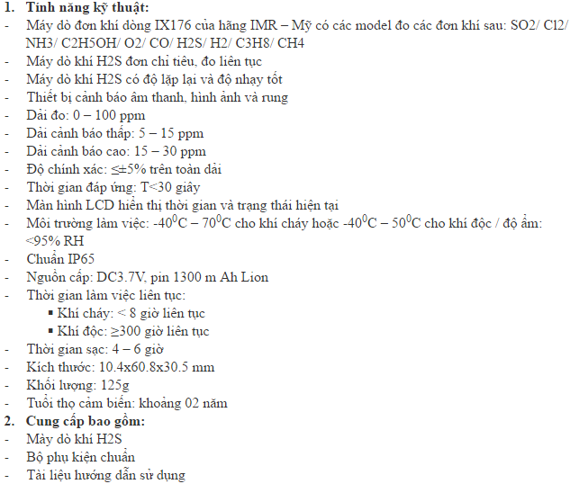thong tin IX176-H2S